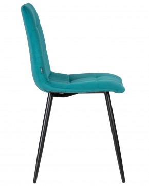 Стул обеденный DOBRIN CHILLY, Морской волны Holland 56, основание черное в Лысьве - lysva.ok-mebel.com | фото 3