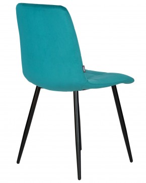 Стул обеденный DOBRIN CHILLY, Морской волны Holland 56, основание черное в Лысьве - lysva.ok-mebel.com | фото 4