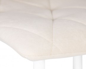 Стул обеденный DOBRIN CHILLY ROMBO, Бежевый Simple 44, основание белое в Лысьве - lysva.ok-mebel.com | фото 7