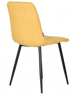 Стул обеденный DOBRIN CHILLY ROMBO, Горчичный Simple 15, основание черное в Лысьве - lysva.ok-mebel.com | фото 4