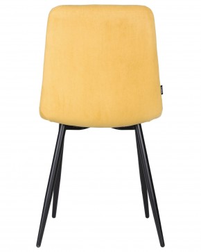 Стул обеденный DOBRIN CHILLY ROMBO, Горчичный Simple 15, основание черное в Лысьве - lysva.ok-mebel.com | фото 5
