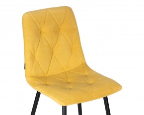 Стул обеденный DOBRIN CHILLY ROMBO, Горчичный Simple 15, основание черное в Лысьве - lysva.ok-mebel.com | фото 7