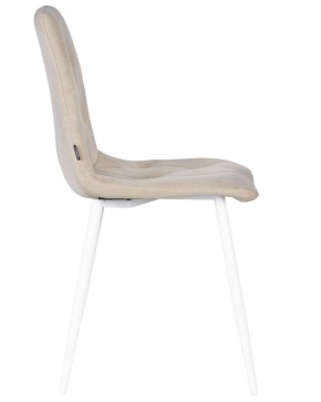 Стул обеденный DOBRIN CHILLY ROMBO, Капучино Simple 05, основание белый в Лысьве - lysva.ok-mebel.com | фото 3