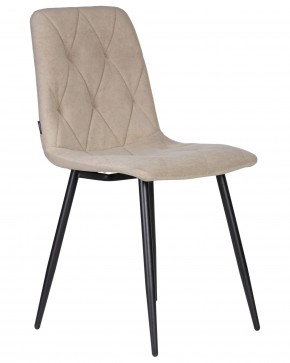 Стул обеденный DOBRIN CHILLY ROMBO, Капучино Simple 05, основание черное в Лысьве - lysva.ok-mebel.com | фото 2