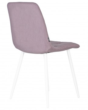 Стул обеденный DOBRIN CHILLY ROMBO, Лавандовый Simple 48, основание белый в Лысьве - lysva.ok-mebel.com | фото 4