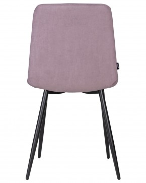 Стул обеденный DOBRIN CHILLY ROMBO, Лавандовый Simple 48, основание черное в Лысьве - lysva.ok-mebel.com | фото 5