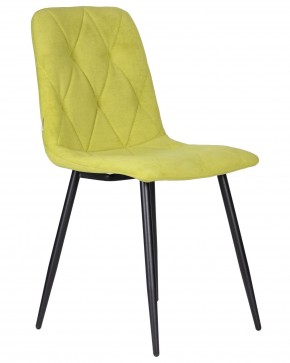 Стул обеденный DOBRIN CHILLY ROMBO, Лайм Simple 14, основание черное в Лысьве - lysva.ok-mebel.com | фото 2