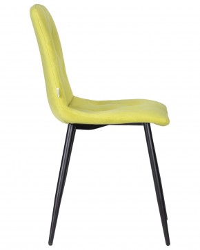 Стул обеденный DOBRIN CHILLY ROMBO, Лайм Simple 14, основание черное в Лысьве - lysva.ok-mebel.com | фото 3