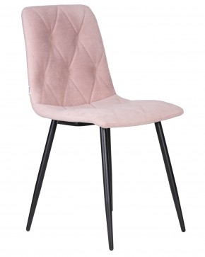 Стул обеденный DOBRIN CHILLY ROMBO, Розовый Simple 03, основание черное в Лысьве - lysva.ok-mebel.com | фото 2