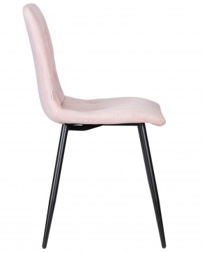 Стул обеденный DOBRIN CHILLY ROMBO, Розовый Simple 03, основание черное в Лысьве - lysva.ok-mebel.com | фото 3