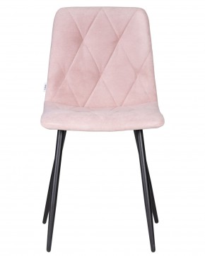 Стул обеденный DOBRIN CHILLY ROMBO, Розовый Simple 03, основание черное в Лысьве - lysva.ok-mebel.com | фото 6