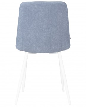 Стул обеденный DOBRIN CHILLY ROMBO, Серо-голубой Simple 26, основание белый в Лысьве - lysva.ok-mebel.com | фото 5