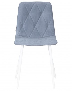 Стул обеденный DOBRIN CHILLY ROMBO, Серо-голубой Simple 26, основание белый в Лысьве - lysva.ok-mebel.com | фото 6