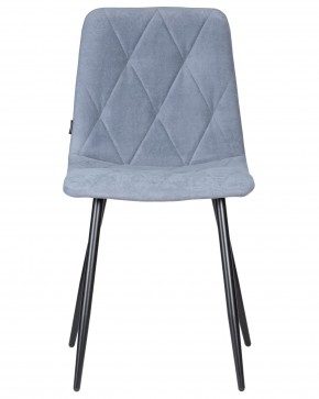 Стул обеденный DOBRIN CHILLY ROMBO, Серо-голубой Simple 26, основание черное в Лысьве - lysva.ok-mebel.com | фото 6