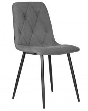 Стул обеденный DOBRIN CHILLY ROMBO, Серый Simple 33, основание черное в Лысьве - lysva.ok-mebel.com | фото