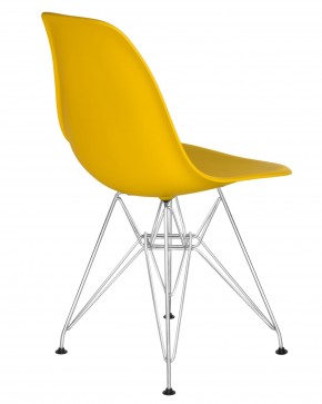 Стул обеденный DOBRIN DSR, ножки хром, цвет желтый (Y-01) в Лысьве - lysva.ok-mebel.com | фото 4