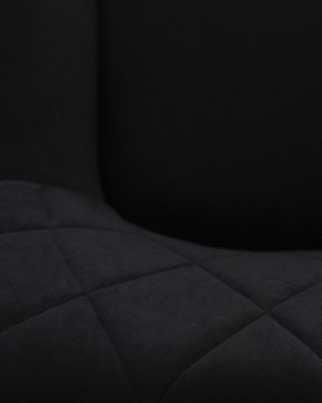 Стул обеденный DOBRIN ROBY, ЭМАЛЬ ЧЕРНЫЙ МУАР велюр Catania Black в Лысьве - lysva.ok-mebel.com | фото 3