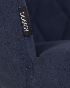 Стул обеденный DOBRIN ROBY, ЭМАЛЬ ЧЕРНЫЙ МУАР велюр Catania Dark Blue в Лысьве - lysva.ok-mebel.com | фото 9