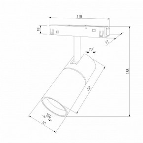 Светильник на штанге Elektrostandard Slim Magnetic a069471 в Лысьве - lysva.ok-mebel.com | фото 4