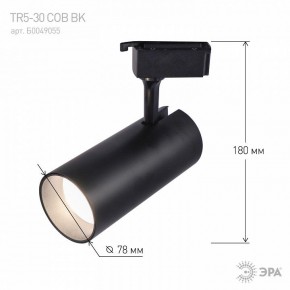 Светильник на штанге Эра  TR5-30 COB BK в Лысьве - lysva.ok-mebel.com | фото 5