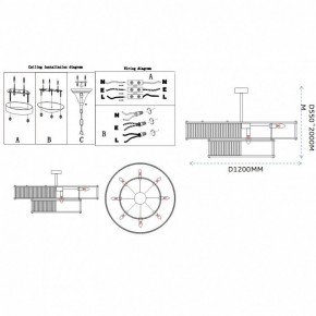 Светильник на штанге Imperiumloft RH Marais Round Chandelier 40,2668 в Лысьве - lysva.ok-mebel.com | фото 11