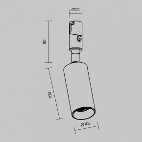 Светильник на штанге Maytoni Focus Led TR201-1-10W3K-M-B в Лысьве - lysva.ok-mebel.com | фото 7