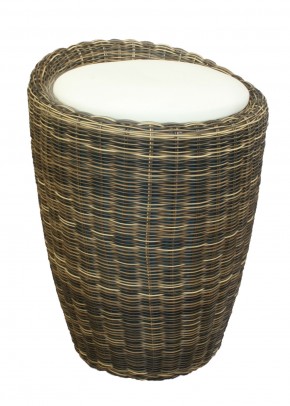 Табурет с местом для хранения LM-1100Rattan, кремовый в Лысьве - lysva.ok-mebel.com | фото