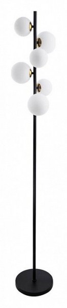 Торшер Arte Lamp Gemini A2243PN-6BK в Лысьве - lysva.ok-mebel.com | фото