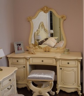 Туалетный стол + Зеркало Мона Лиза (крем) в Лысьве - lysva.ok-mebel.com | фото 6