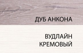 Тумба 1S, OLIVIA, цвет вудлайн крем/дуб анкона в Лысьве - lysva.ok-mebel.com | фото 3