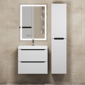 Тумба под раковину Uperwood Tanos 60 см, подвесная, белая/графит в Лысьве - lysva.ok-mebel.com | фото 13