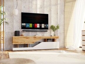 Тумба под ТВ НКМ Дубай секция №4 в Лысьве - lysva.ok-mebel.com | фото 3