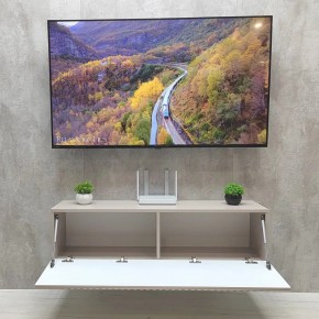 Тумба подвесная под ТВ LINES MTV4-MA 1150 Бежевый (Леда-М 10.1.5) в Лысьве - lysva.ok-mebel.com | фото 3