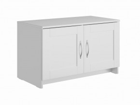 Тумба СИРИУС двухдверная низкая, цвет белый в Лысьве - lysva.ok-mebel.com | фото