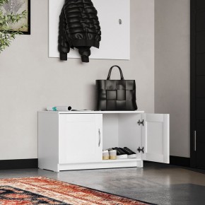 Тумба СИРИУС двухдверная низкая, цвет белый в Лысьве - lysva.ok-mebel.com | фото 4