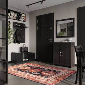 Тумба СИРИУС двухдверная низкая, цвет Дуб Венге в Лысьве - lysva.ok-mebel.com | фото 4
