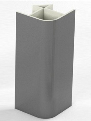 Угловое соединение для цоколя 90 гр. h100 мм (Алюминий, Белый, Черный, Сонома) в Лысьве - lysva.ok-mebel.com | фото
