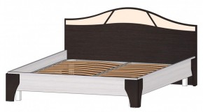 ВЕРОНА Кровать 1600 с основанием (Венге/Анкор светлый) в Лысьве - lysva.ok-mebel.com | фото