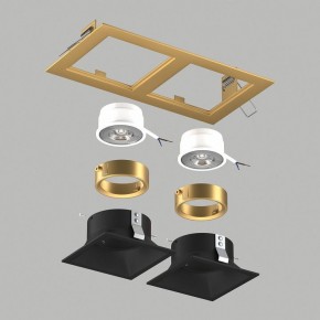 Встраиваемый светильник Lightstar Domino D5230707GMOD в Лысьве - lysva.ok-mebel.com | фото 2