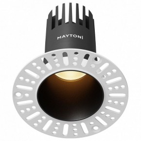 Встраиваемый светильник Maytoni Dip DL120-10W-2.7K-TRS-B в Лысьве - lysva.ok-mebel.com | фото
