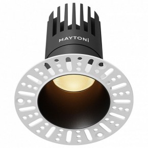 Встраиваемый светильник Maytoni Dip DL122-15W-2.7K-TRS-B в Лысьве - lysva.ok-mebel.com | фото
