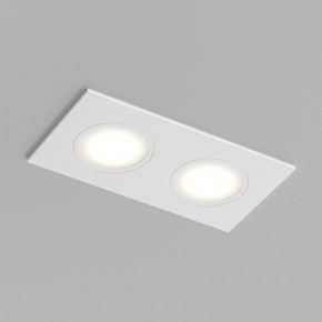 Встраиваемый влагозащищенный светильник PORT, 2?15 Вт макс., LED, GU5.3, IP65, корпус из полимера, цвет белый в Лысьве - lysva.ok-mebel.com | фото