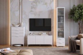 ЗЕФИР Гостиная К1 (белое дерево/белый муар) в Лысьве - lysva.ok-mebel.com | фото