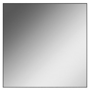 Зеркало Corsica 600х600 black без подсветки Sansa (SB1064Z) в Лысьве - lysva.ok-mebel.com | фото 1