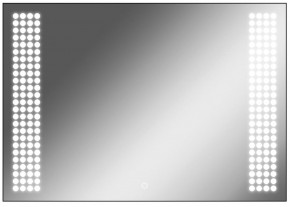 Зеркало Cosmo 100 black с подсветкой Sansa (SC1047Z) в Лысьве - lysva.ok-mebel.com | фото 1