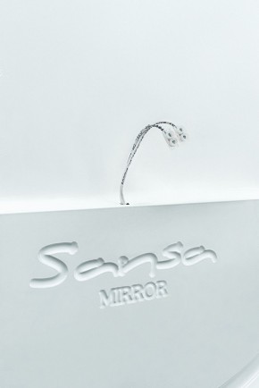 Зеркало Gia 75 white с подсветкой Sansa (SGa1044Z) в Лысьве - lysva.ok-mebel.com | фото 5