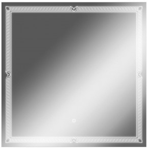 Зеркало Паликир 700х700 с подсветкой Домино (GL7051Z) в Лысьве - lysva.ok-mebel.com | фото 1