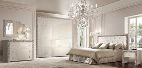Зеркало Тиффани Premium слоновая кость/серебро (Ф/01(П) в Лысьве - lysva.ok-mebel.com | фото 3
