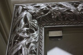 Зеркало Тиффани Premium слоновая кость/серебро (Ф/01(П) в Лысьве - lysva.ok-mebel.com | фото 4
